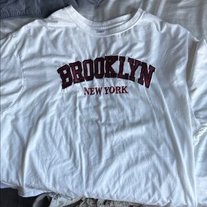White Brooklyn New York T-Shirt